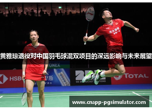 黄雅琼退役对中国羽毛球混双项目的深远影响与未来展望 黄雅琼退役对中国羽毛球混双项目的深远影响与未来展望