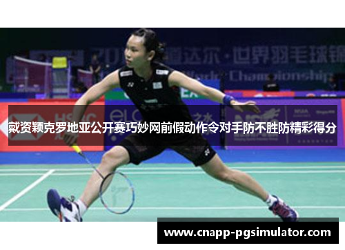 戴资颖克罗地亚公开赛巧妙网前假动作令对手防不胜防精彩得分 戴资颖克罗地亚公开赛巧妙网前假动作令对手防不胜防精彩得分